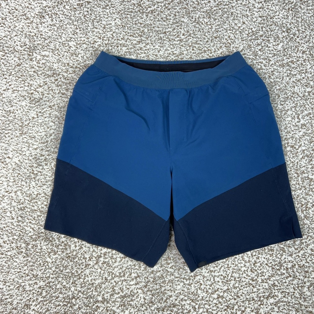 Lululemon Shorts Mens Medium Blue Colorblock‎ Lined Namaste at the Beach Board